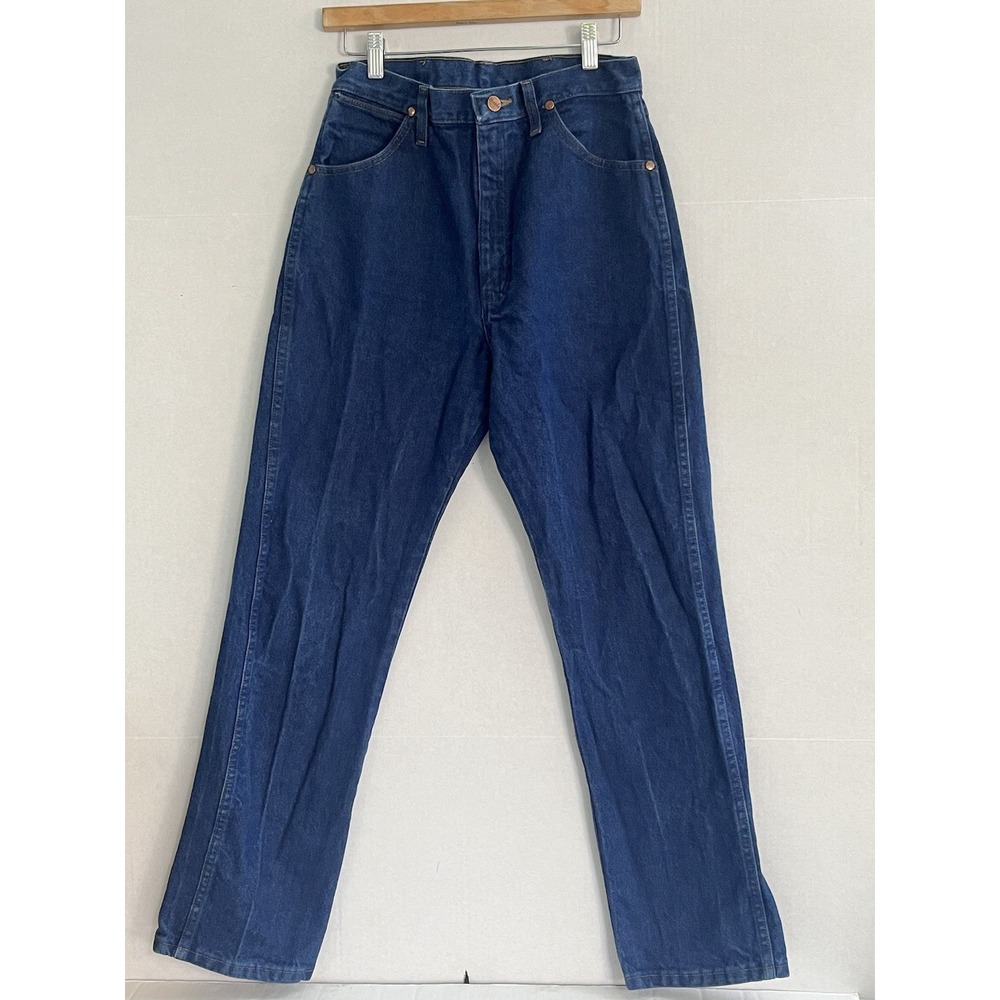 Vintage Wrangler Jeans Women‎ 11x30 Blue Cotton Denim Cowboy Cut 1" High Mom